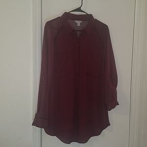 Women's Belle Sky Blouse Size XL